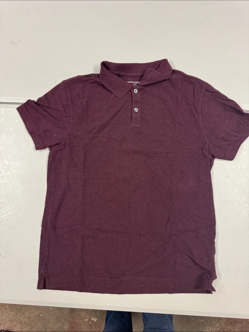 Banana Republic Men's Polo in Burgundy